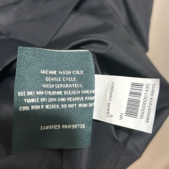 Lauren Ralph Lauren Black Packable Long Raincoat Trench Coat - Womens Size Small - Picture 5 of 8